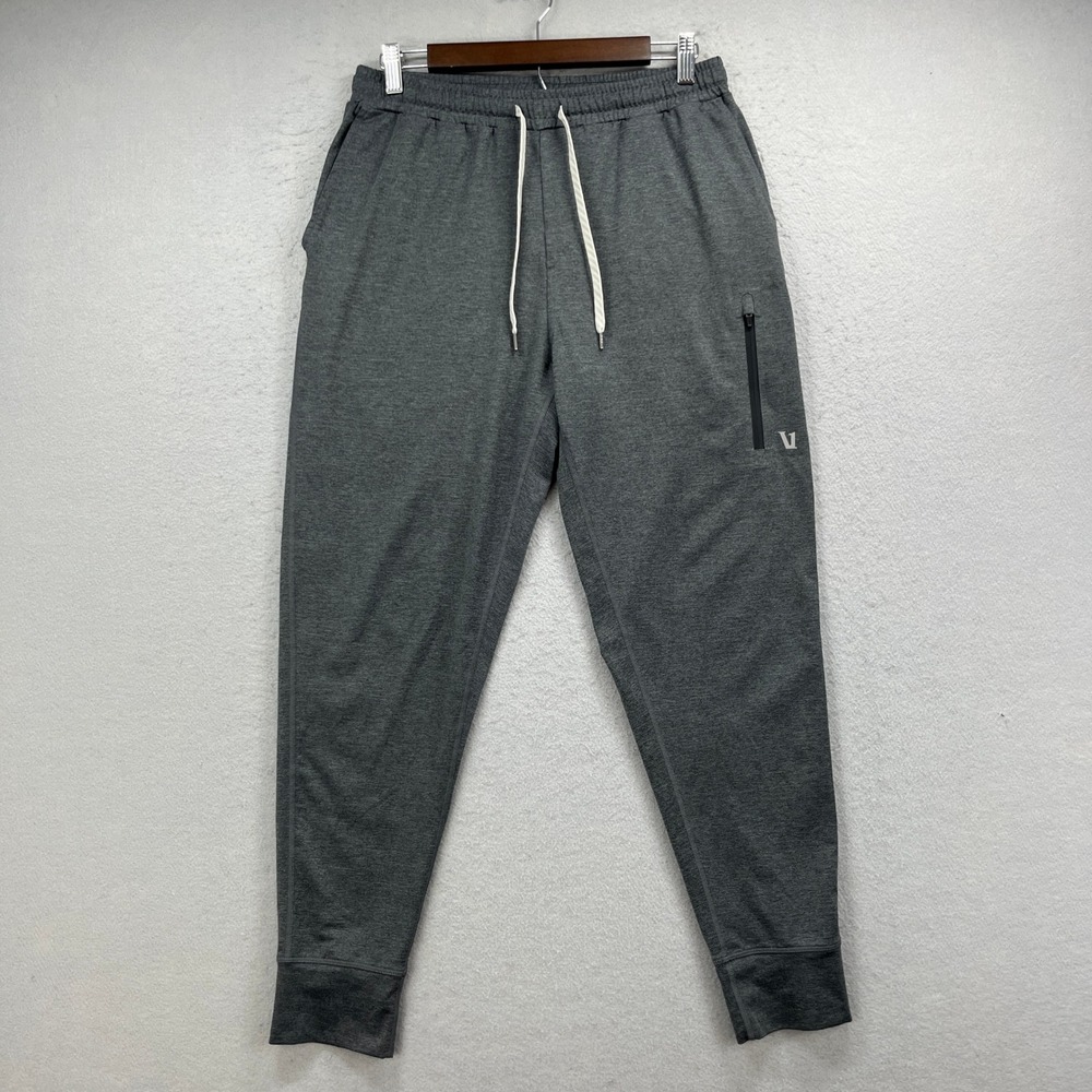 Vuori Jogger Pants Mens Medium Gray Ponto Performance Athletic Lounge Athleisure